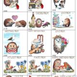 3 examples of bespoke images for places as 6 by 4 inch greeting cards. 