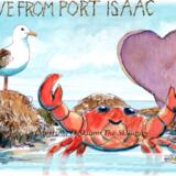 LOVE FROM PORT ISAAC Skillipig greeting card