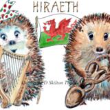 1304 HIRAETH  Skillipig greeting card 6 by 4 inches with brown recycled envelope.