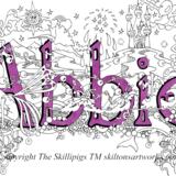 Girls name, Any name as a digital download sent by jpeg via email for you to use as you wish.