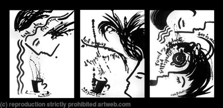 Coffee Story Triptych