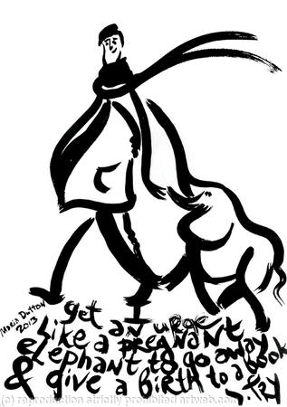 Stephen Fry and Elephant