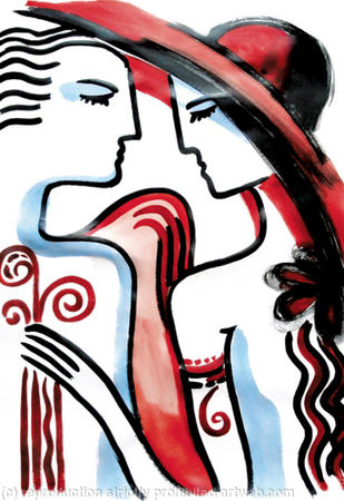 Hats and Wings 1 (series of 3 canvases)