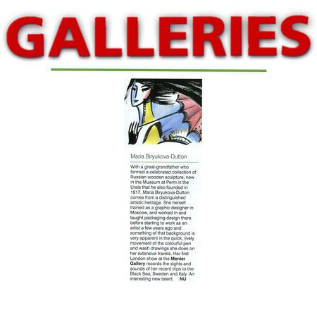 Galleries Magazine, UK