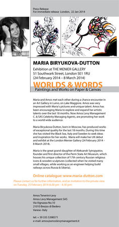 Press Release London, 2014