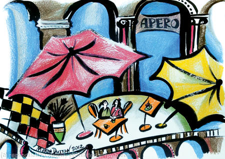 Milan Cafe on the Roof