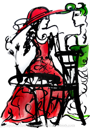 Red and Green Dresses