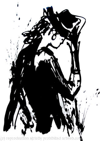 Michael Jackson in a Hat