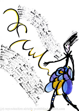 Alice in Wonderland 4 (series of 4 works)