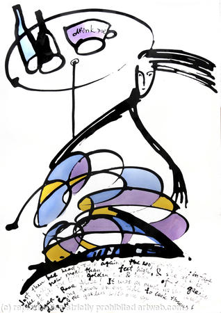 Alice in Wonderland 3 (series of 4 works)