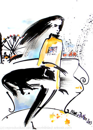 London Boy with a Dog