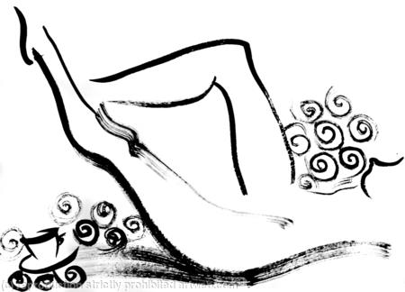 Girl with Coffee and Blanket