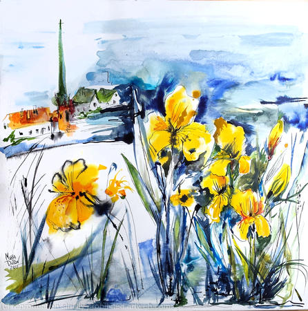 Yellow Irises 6 500 SEK