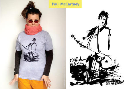 Paul McCartney grey t-shirt £20 / 250sek