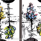 Diptych Four Artichokes