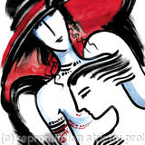 Hats and Wings 2 (series of 3 canvases)