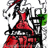 Red and Green Dresses