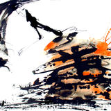 Girl In an Orange Skirt