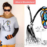 Alice in Wonderland t-shirt  £20 / 250sek