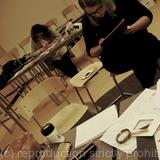 Linocut workshop. Creating the design