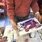 Intuitive painting workshop. Experiments