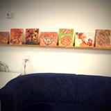 Students' works. Intuitive painting