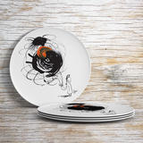 Fine bone china plates