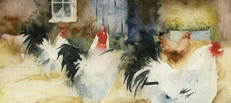 french farmyard KO54