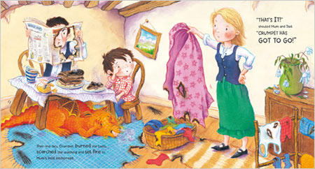 inside spread from 'Too Hot To Hug' published 2010