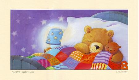 Sleepy, Sleepy Me (from 'Sleepy Me') signed and mounted