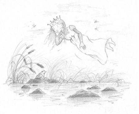 The lake was changing...