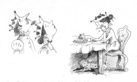 Pen and ink sketches 