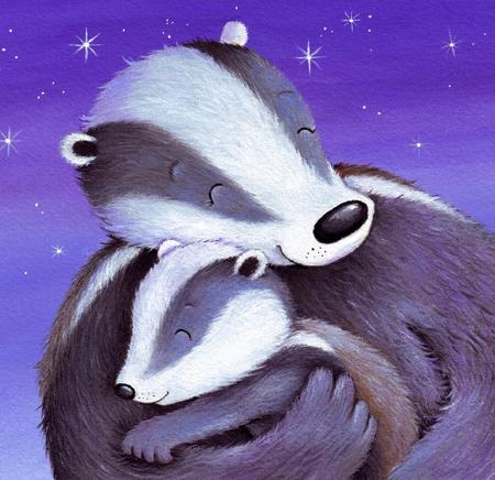 Badger cuddle