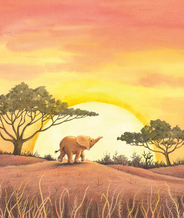Illustration from 'Beyond The Setting Sun' by Sarah J Dodd, published by Lion Hudson IP ltd 2021