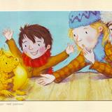 Out Hatched A Baby Fire Dragon! (from Too Hot To Hug) signed and mounted