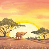 Illustration from 'Beyond The Setting Sun' by Sarah J Dodd, published by Lion Hudson IP ltd 2021