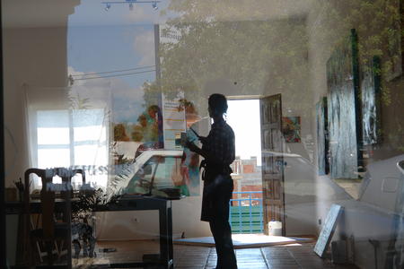 at work in the projectroom