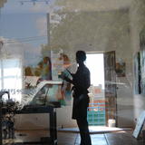 at work in the projectroom