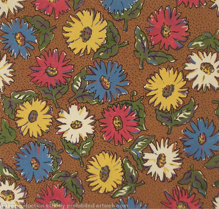 Sprin/Summer Floral all-over with blothc b/g 