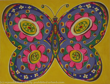 butterfly placement print 4535