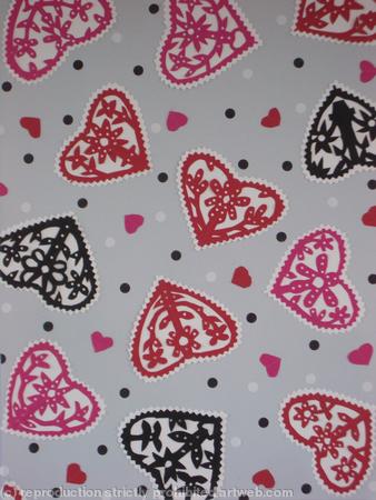 Hearts all-over Wrap 2864
