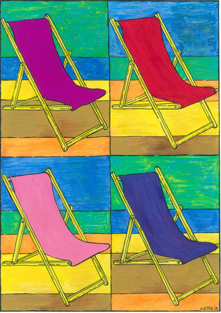Four Deckchairs