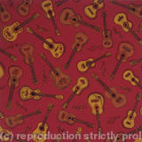 guitars on red a/o 4546