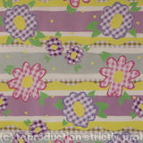 Gingham Floral Striped Wrap