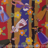 Folkloric Floral Stripe 475