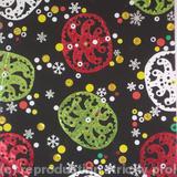 Dotty Christmas Tree Wrap with Black B/G 4766