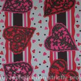 Valentine Heart Striped  Wrap