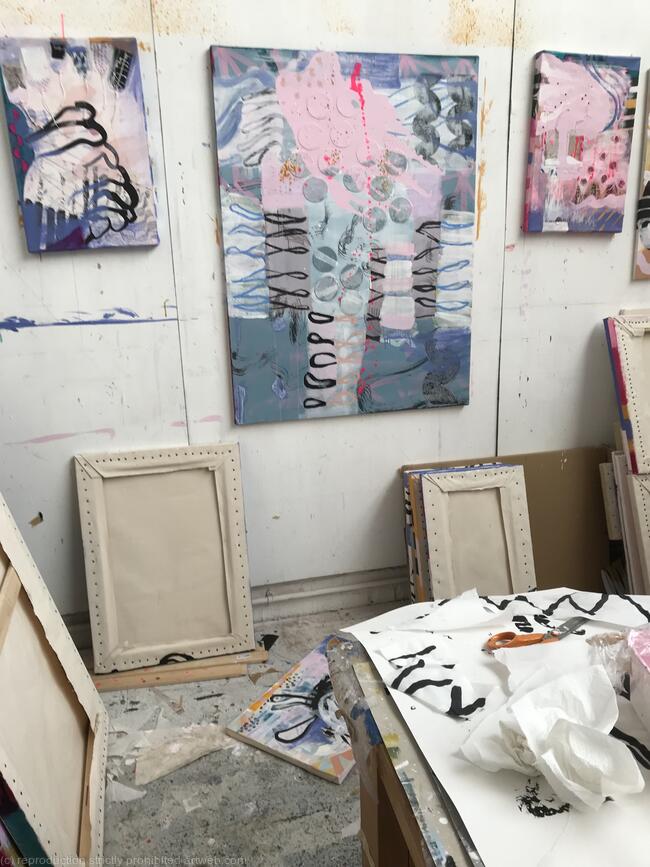 Painting Studio View July 2025