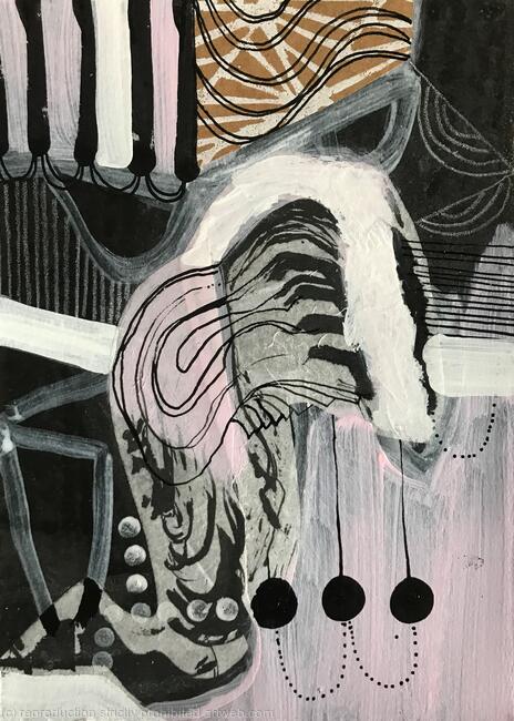 Out of Order Collage 8 (RWA Secret Postcard)