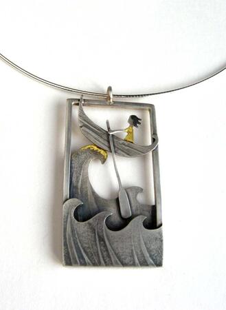 crest of wave pendant £200